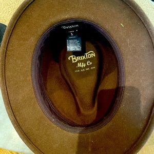 Women’s small Brixton fedora hat